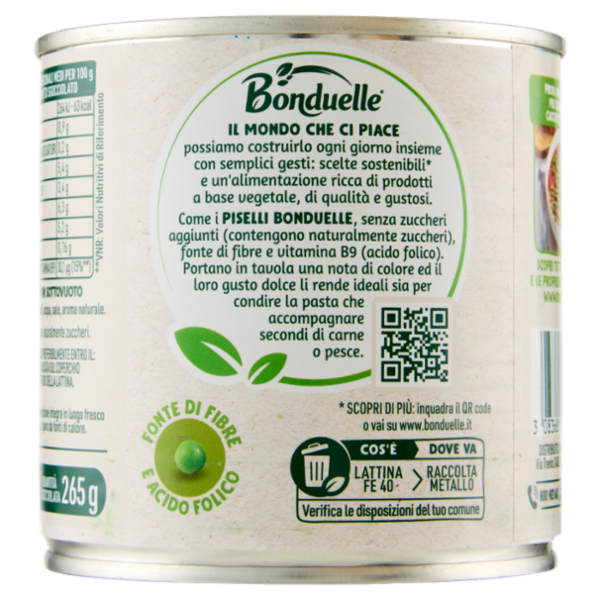 Bonduelle Piselli Fini 305 g