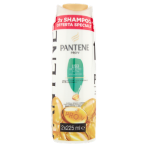 Pantene Pro-V Shampoo Lisci Effetto Seta 2x225 Ml