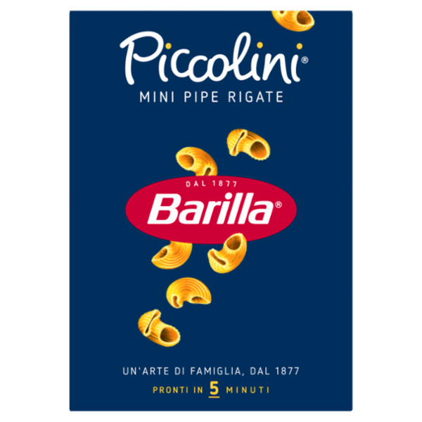 Barilla Pasta Piccolini Mini Pipe Rigate 500g