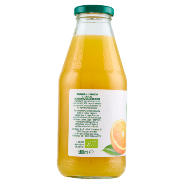 Selex Natura Chiama Bevanda Arancia e Zenzero Biologica 500 ml