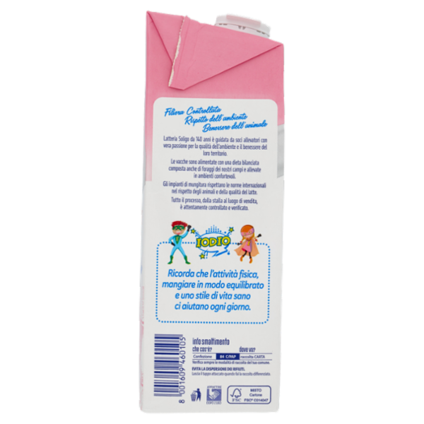 Latteria Soligo Latte Parzialmente Scremato UHT a Lunga Conservazione 1000 ml