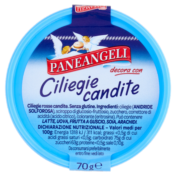 PANEANGELI decora con Ciliegie candite 70 g