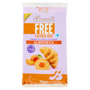 Bauli Free Lactose Free Croissant Senza Lattosio Albicocca 5 x 45 g