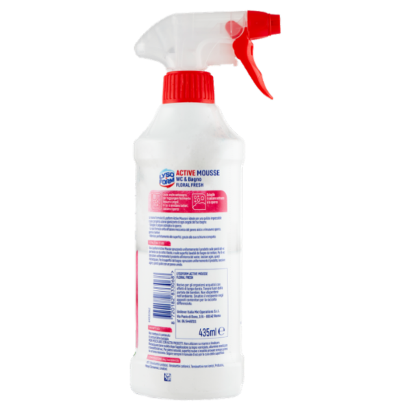 Lysoform Active Mousse Wc & Bagno Floral Fresh 435 ml