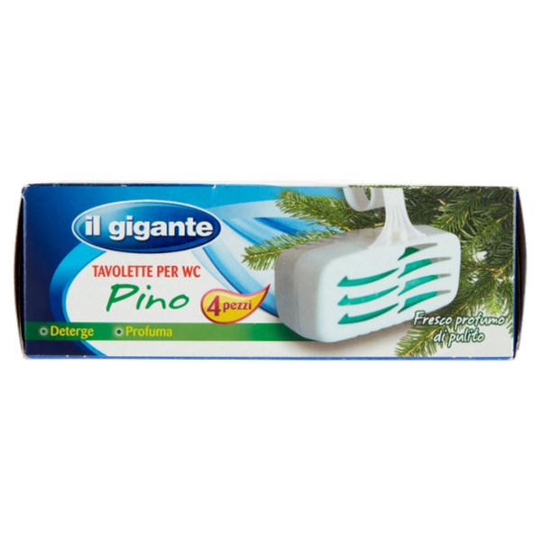 IL GIGANTE Tavolette per WC Pino 4 x 33 g