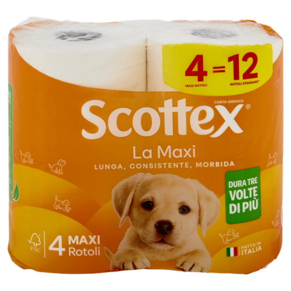 Scottex la Maxi Carta Igienica 4 pz