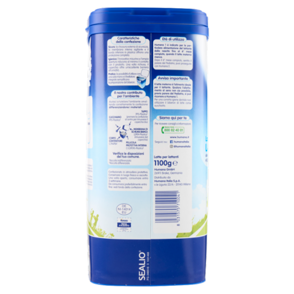 Humana 1 Latte per Lattanti 1,1 kg