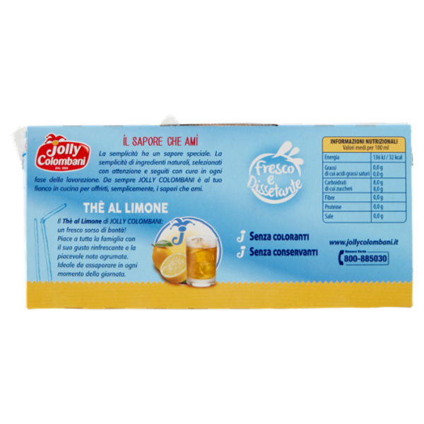 Jolly Colombani Thè al Limone 3 x 200 ml