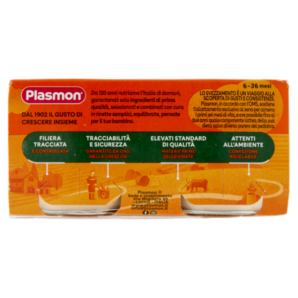 Plasmon Omogeneizzato Formaggino fuso 2 x 80 g