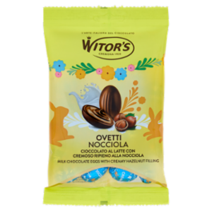 Witor's Ovetti Nocciola Cioccolato Al Latte Con Cremoso Ripieno Alla Nocciola 115 g