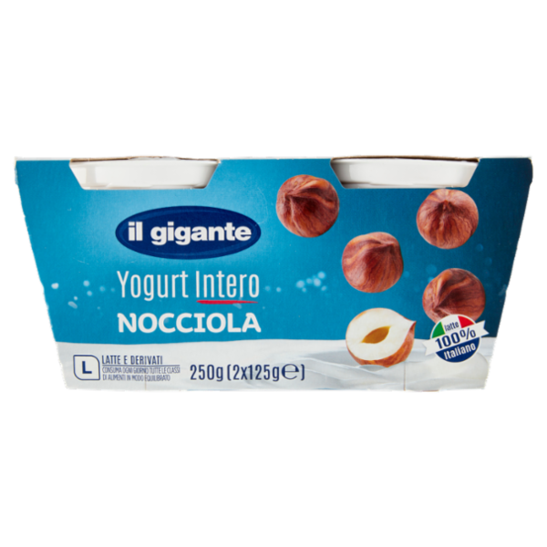 IL GIGANTE Yogurt Intero Nocciola 2 x 125 g