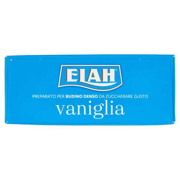 Elah Preparato per Budino Denso Gusto vaniglia da Zuccherare 2 x 44 g