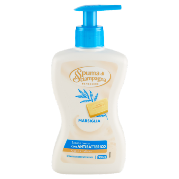 Spuma di Sciampagna Benessere Sapone crema Marsiglia 300 ml