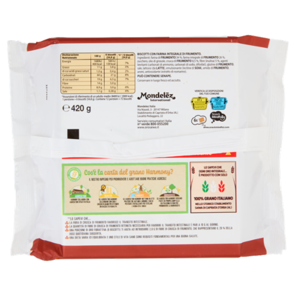 Oro Saiwa biscotti secchi Fibrattiva - 420 g