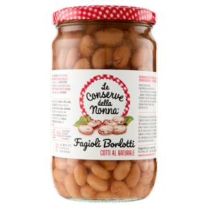 Le Conserve Della Nonna Fagioli Borlotti Cotti Al Naturale 680 g