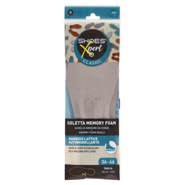 Shoes'Xpert Classic Soletta Memory Foam Taglia 36-46