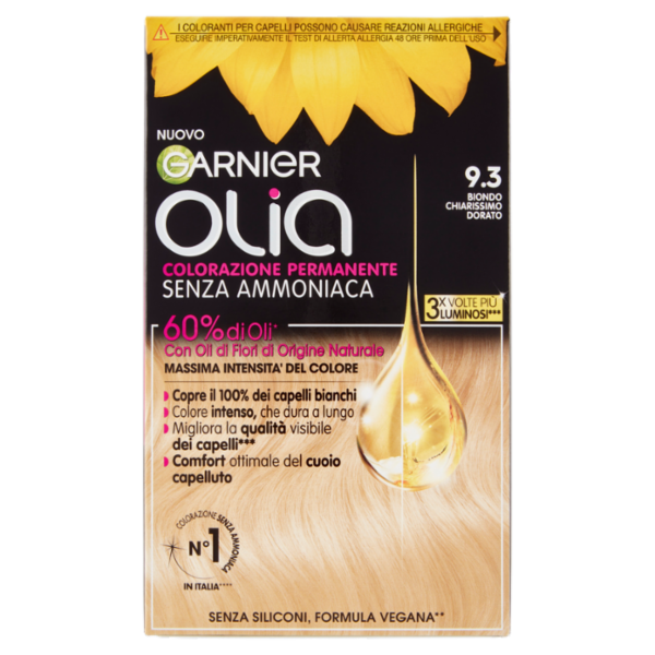 Garnier Olia Tinta Capelli, Senza Ammoniaca, Goldlight Blond 93