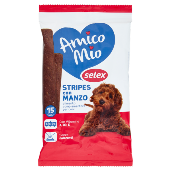 Selex Amico Mio Cane Stripes con Manzo 150 g