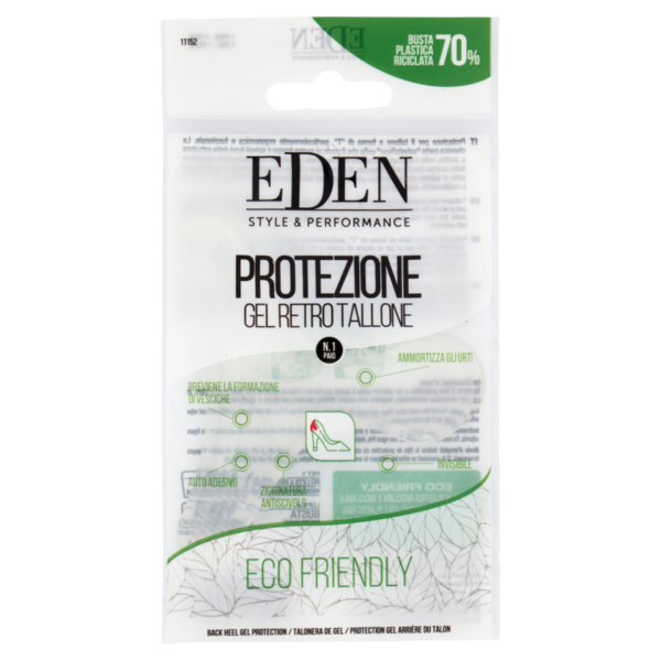 Eden Style & Performance Protezione Gel Retro Tallone 1 Paio