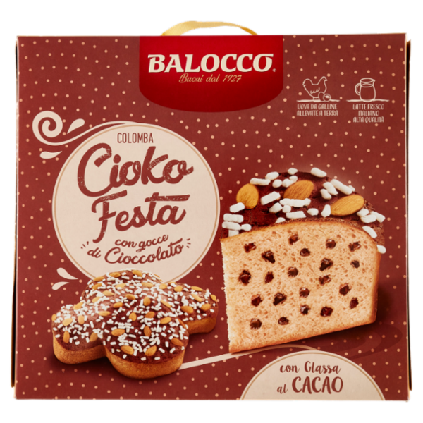 Balocco Colomba Cioko Festa con gocce di Cioccolato 750 g