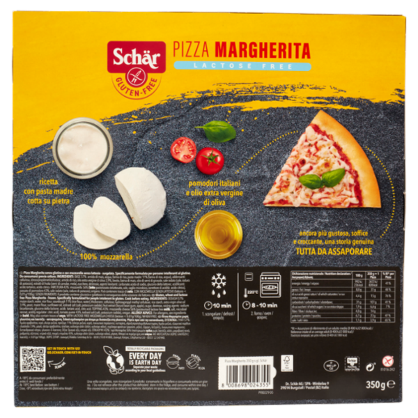 Schär Pizza Margherita Lactose Free 350 g