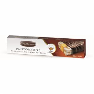 Di Gennaro Torrone Friabile Alle Mandorle Con Pan Di Spagna Imbevuto Di Liquore E Ricoperto Al Cioccolato Fondente Gr.150