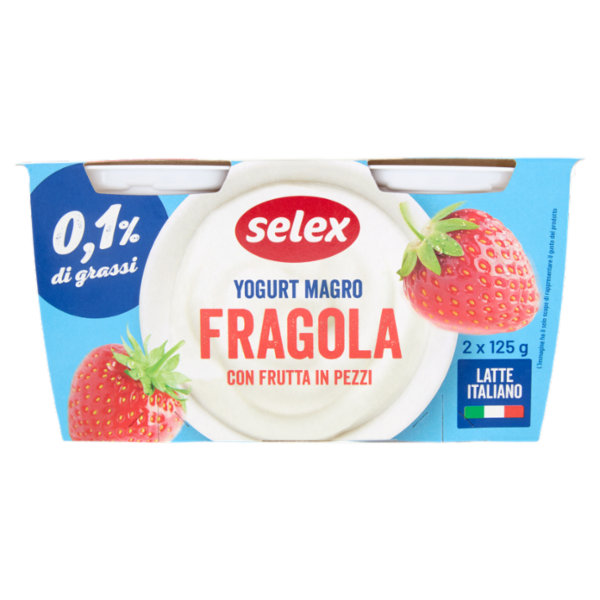 Selex Yogurt Magro Fragola 2x125 g