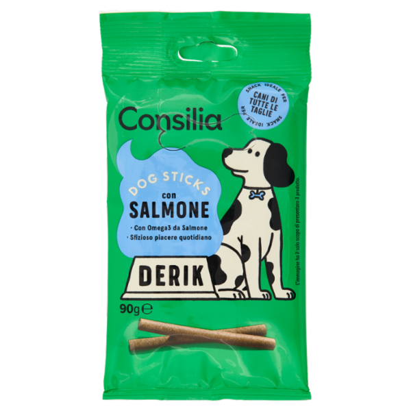 Consilia Derik Cane Dog Stick con Salmone 90 g