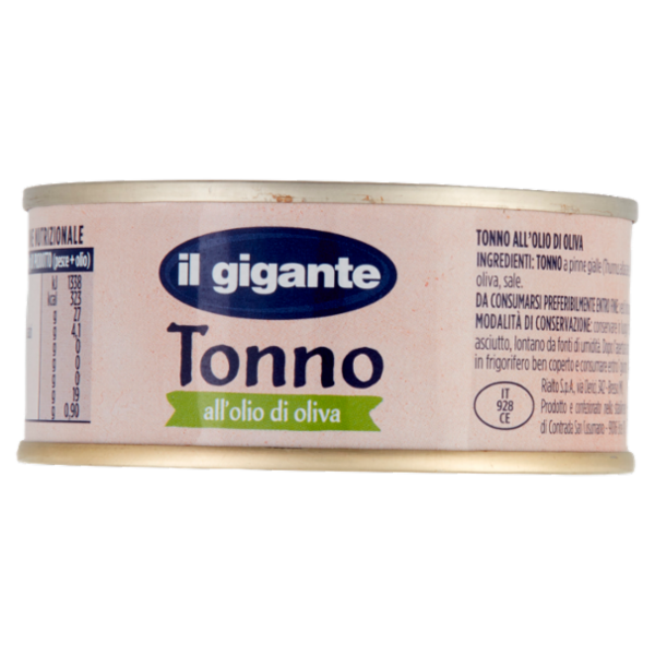 IL GIGANTE Tonno all'olio di oliva 140 g