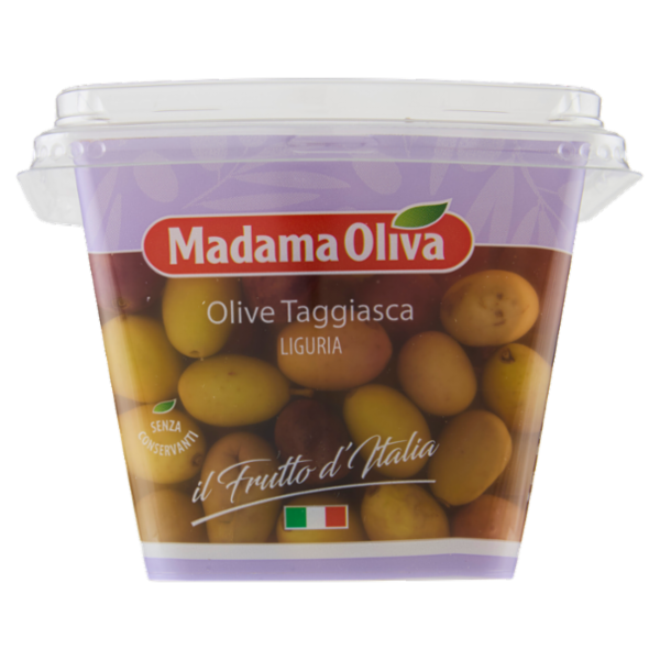 Madama Oliva il Frutto d'Italia Olive Taggiasca Liguria 330 g