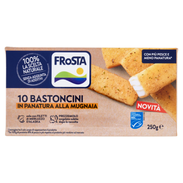 FRoSTA 10 Bastoncini in Panatura alla Mugnaia 250 g