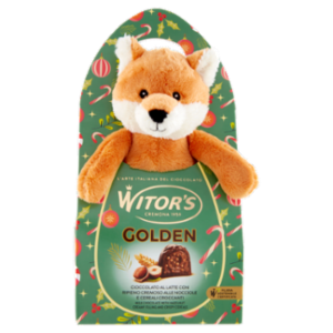 Witor's Golden Cioccolato Al Latte Con Ripieno Cremoso Alle Nocciole e Cereali Croccanti 100 g