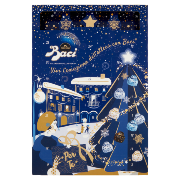 BACI PERUGINA CALENDARIO DELL'AVVENTO Cioccolatini assortiti 300g