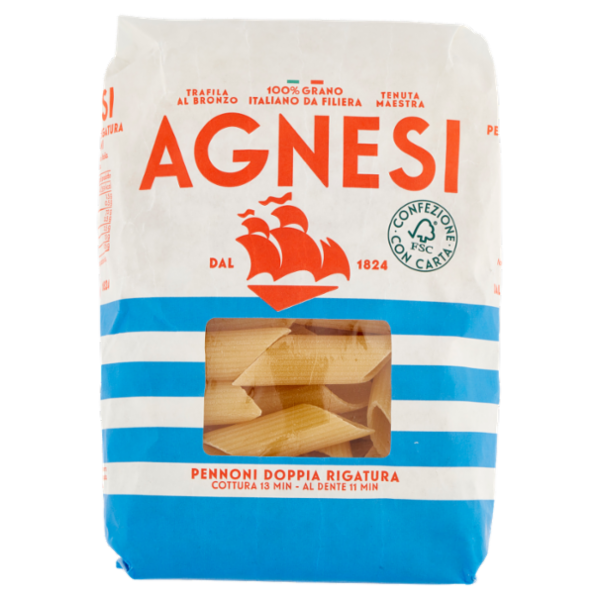 Agnesi Pennoni Doppia Rigatura 500 g