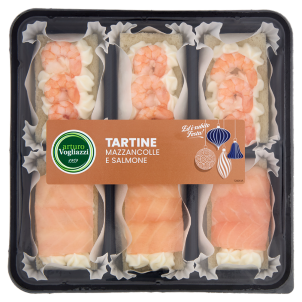arturo Vogliazzi Tartine Mazzancolle e Salmone 240 g