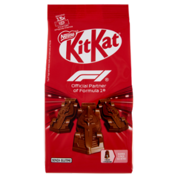 KITKAT Macchinine F1 Ricoperte Di Cioccolato Al Latte Ripieno, Sacchetto 154g