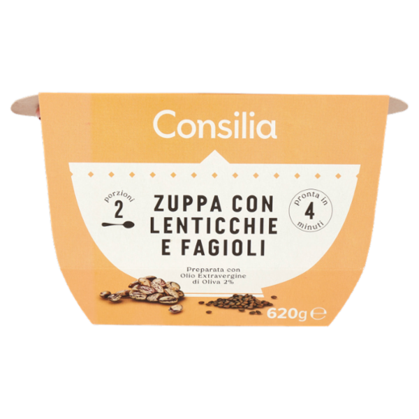 Consilia Zuppa con Lenticchie e Fagioli 620 g