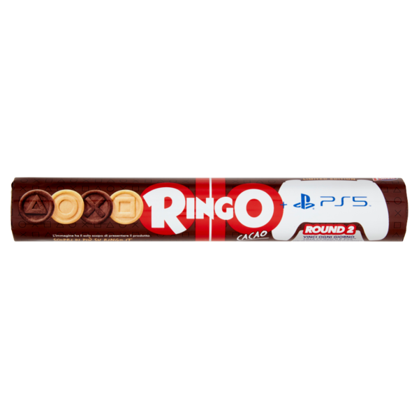 Ringo Limited Edition PlayStation con Crema Cacao - Snack per merenda - Tubo da 165g
