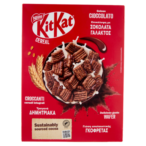 KITKAT Cereali Integrali Gusto Cioccolato e Wafer 330g