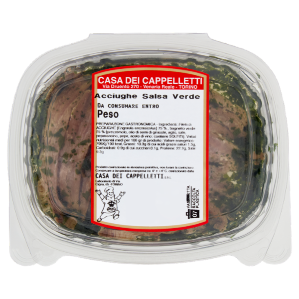 Casa dei Cappelletti Acciughe Salsa Verde 150 g