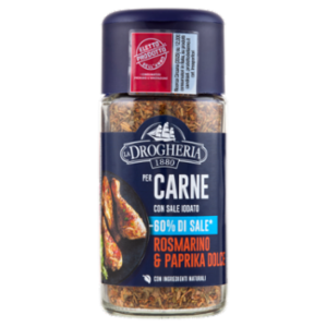 La Drogheria 1880 Per Carne Con Sale Iodato Rosmarino & Paprika 45 g