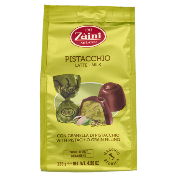 Zàini Pistacchio Latte con Granella di Pistacchio 139 g