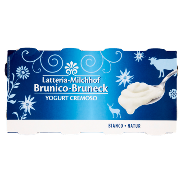 Latteria Brunico Yogurt Cremoso Bianco 8 x 125 g