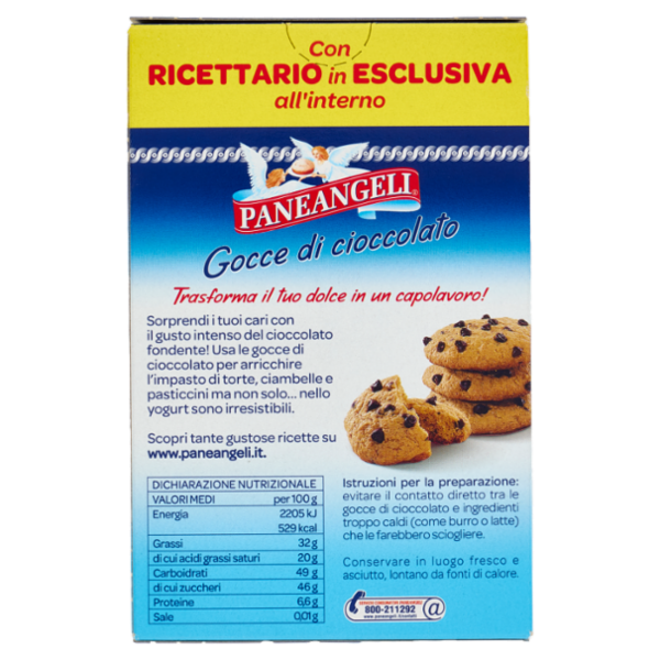 PANEANGELI decora con Gocce di cioccolato 125 g