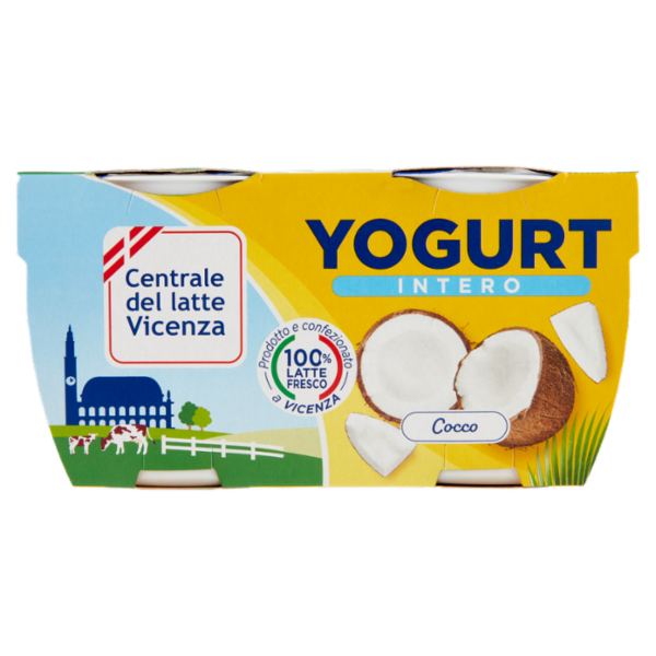 Centrale del latte Vicenza Yogurt Intero Cocco 2 x 125 g