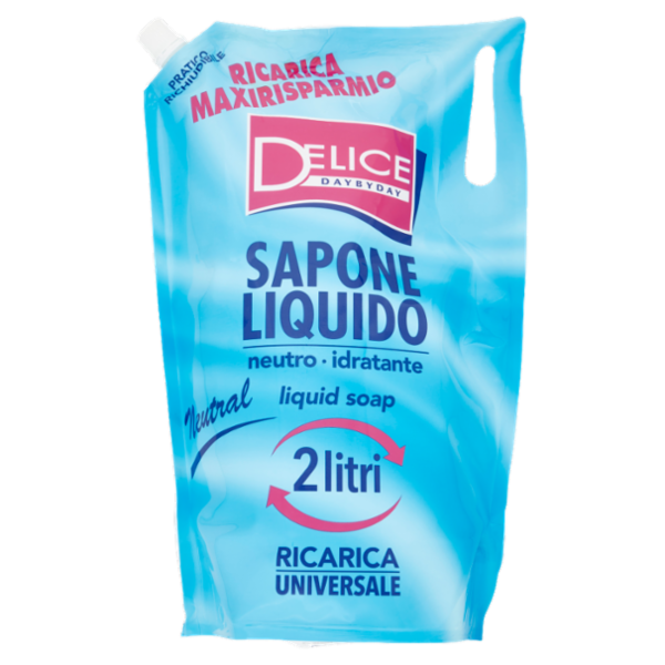 Delice Day by Day Sapone Liquido Neutral Ricarica Universale 2 litri