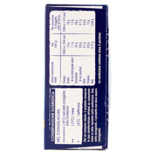 Capitan Findus Fish Bar Nuggets di Merluzzo D'Alaska 245 g