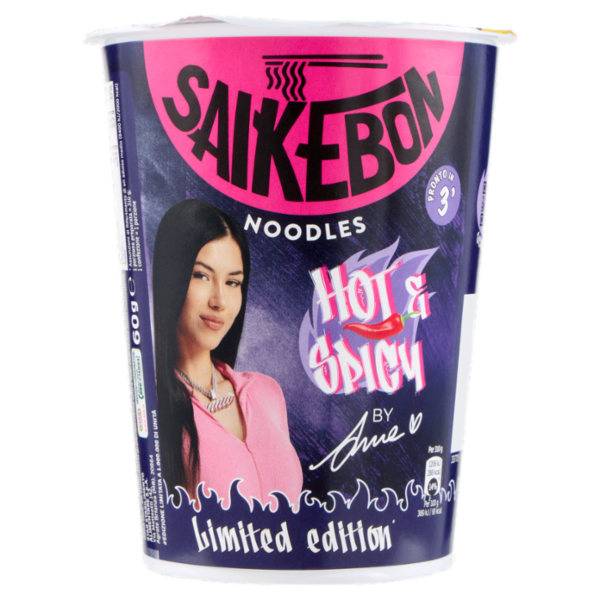 Saikebaddie Noodles Hot & Spicy 60 g