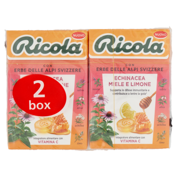 Ricola Echinacea Miele e Limone 2 x 50 g