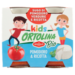 Ortolina Kids Bio Pomodoro & Ricotta 2 x 100 g